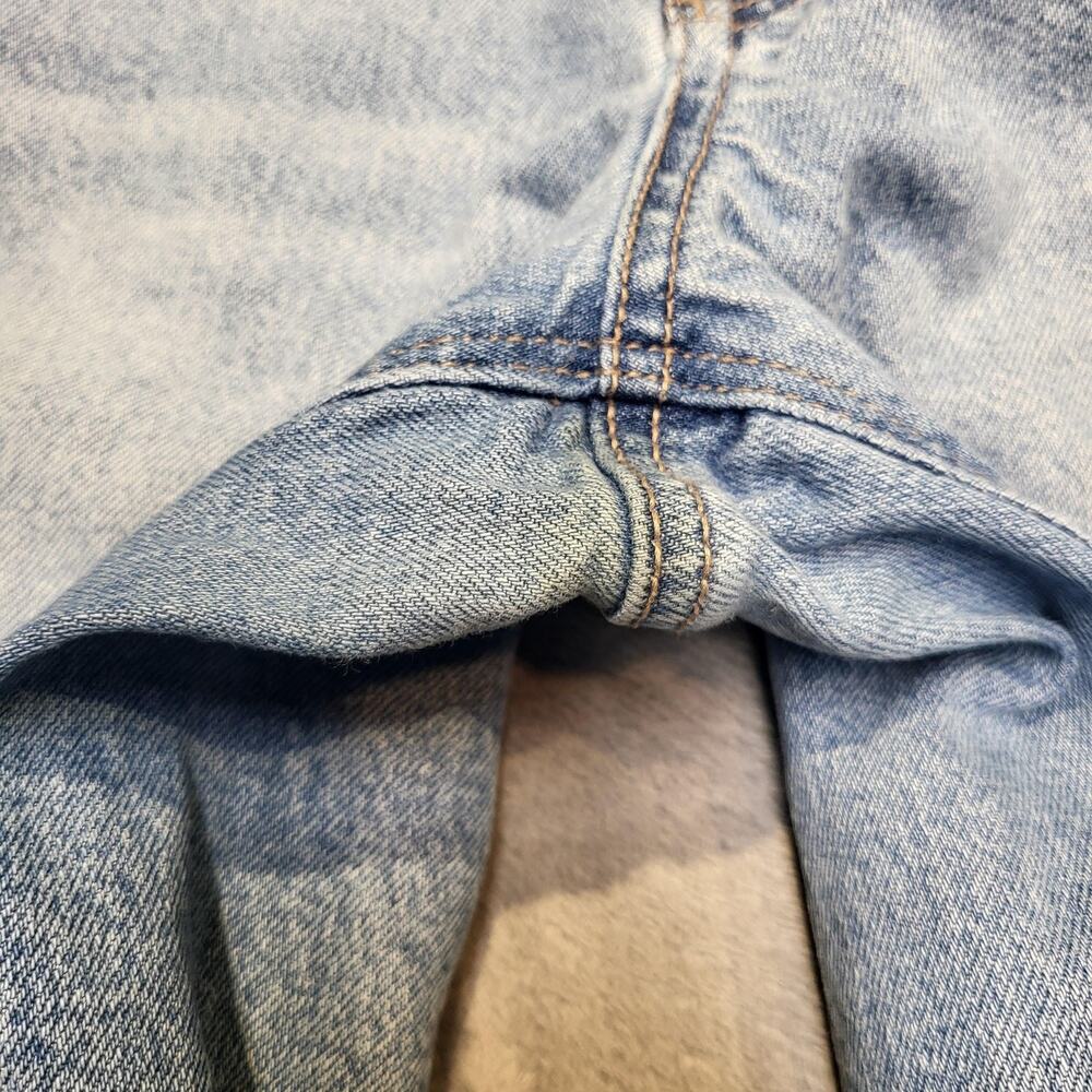 American Eagle Outfitters Jeans Womens 8 Blue Straight Stovepipe Light Wash - Picture 7 of 14